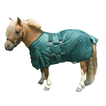 Mini Turnout Blanket with Belly Band in hunter Green