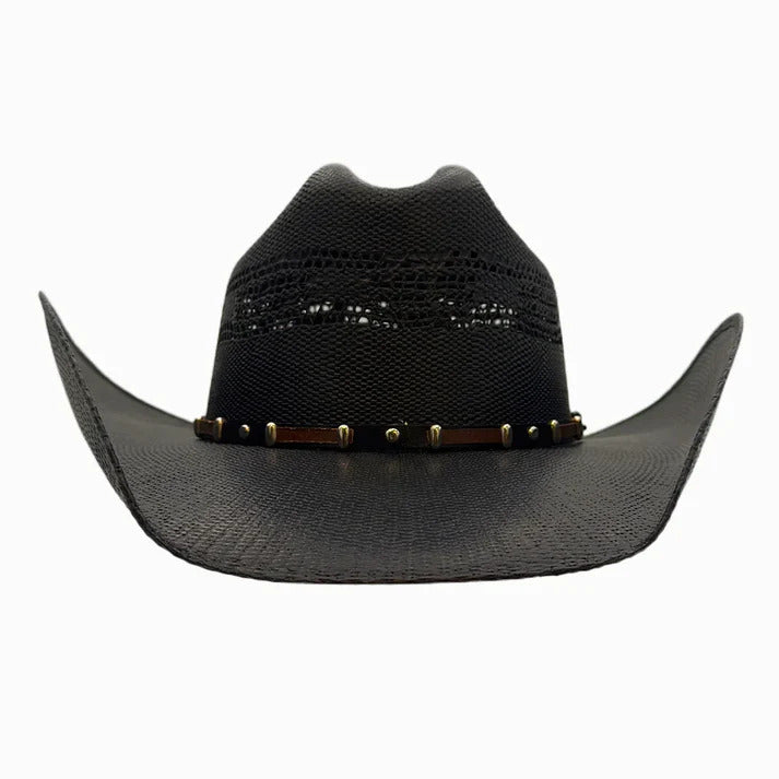 Montana Straw Cowboy Hat in black