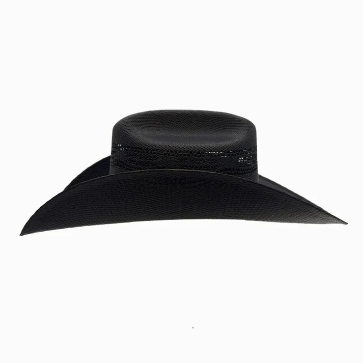 Montana Straw Cowboy Hat in black side view