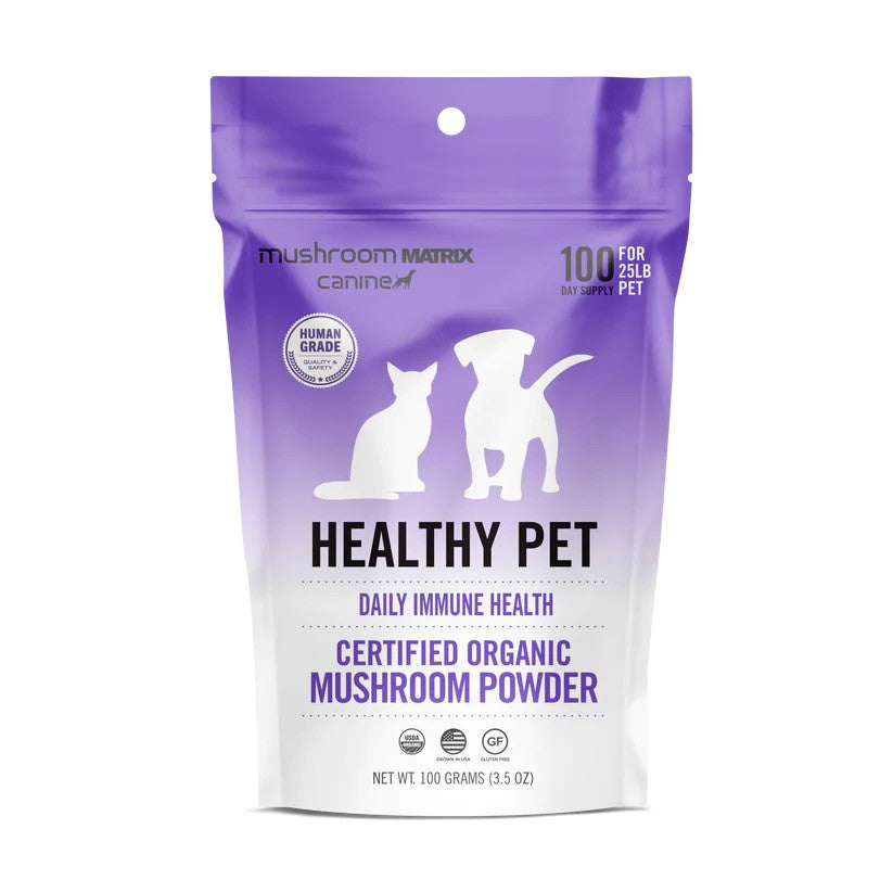 Mushroom Matrix Canine Healthy Pet Matrix - 100 g pouch Front