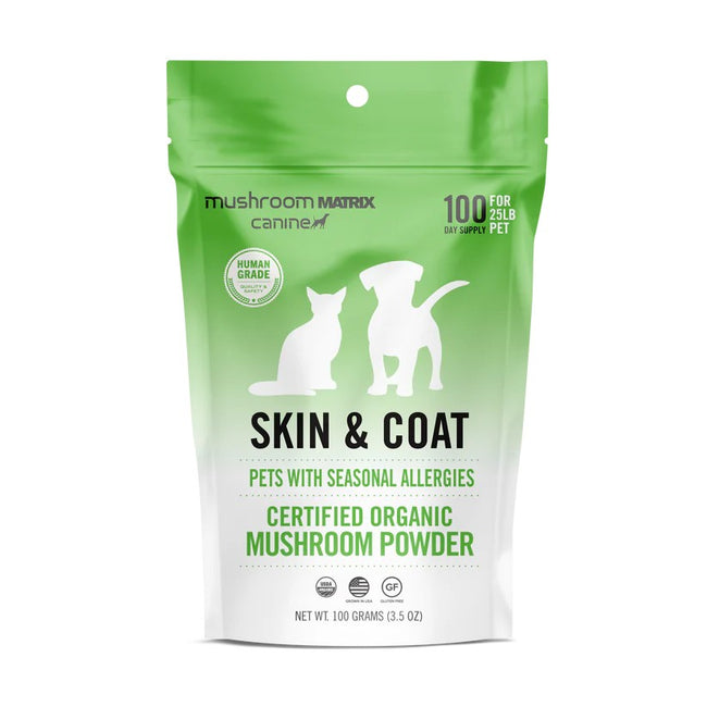 Mushroom Matrix Canine Skin & Coat Matrix - 100 g pouch Front