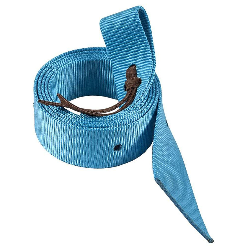 Mustang Nylon Tie Strap Turquoise 6 foot
