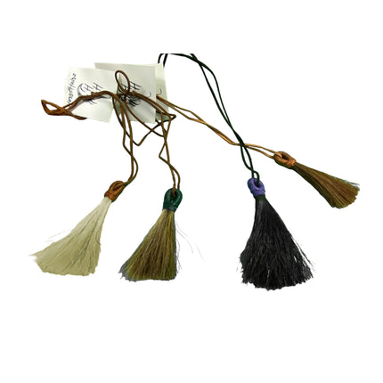 HorseHairz Equestrian Tassel Necklace - colors may vary