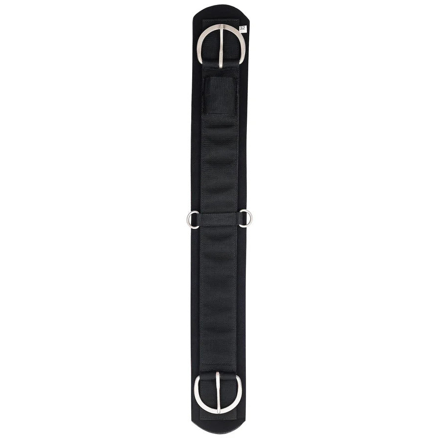Weaver Neoprene Cinch full length showing both buckle ends and d-rings in center