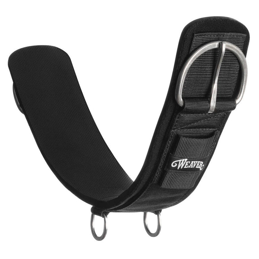 Weaver Black Neoprene Pony Cinch