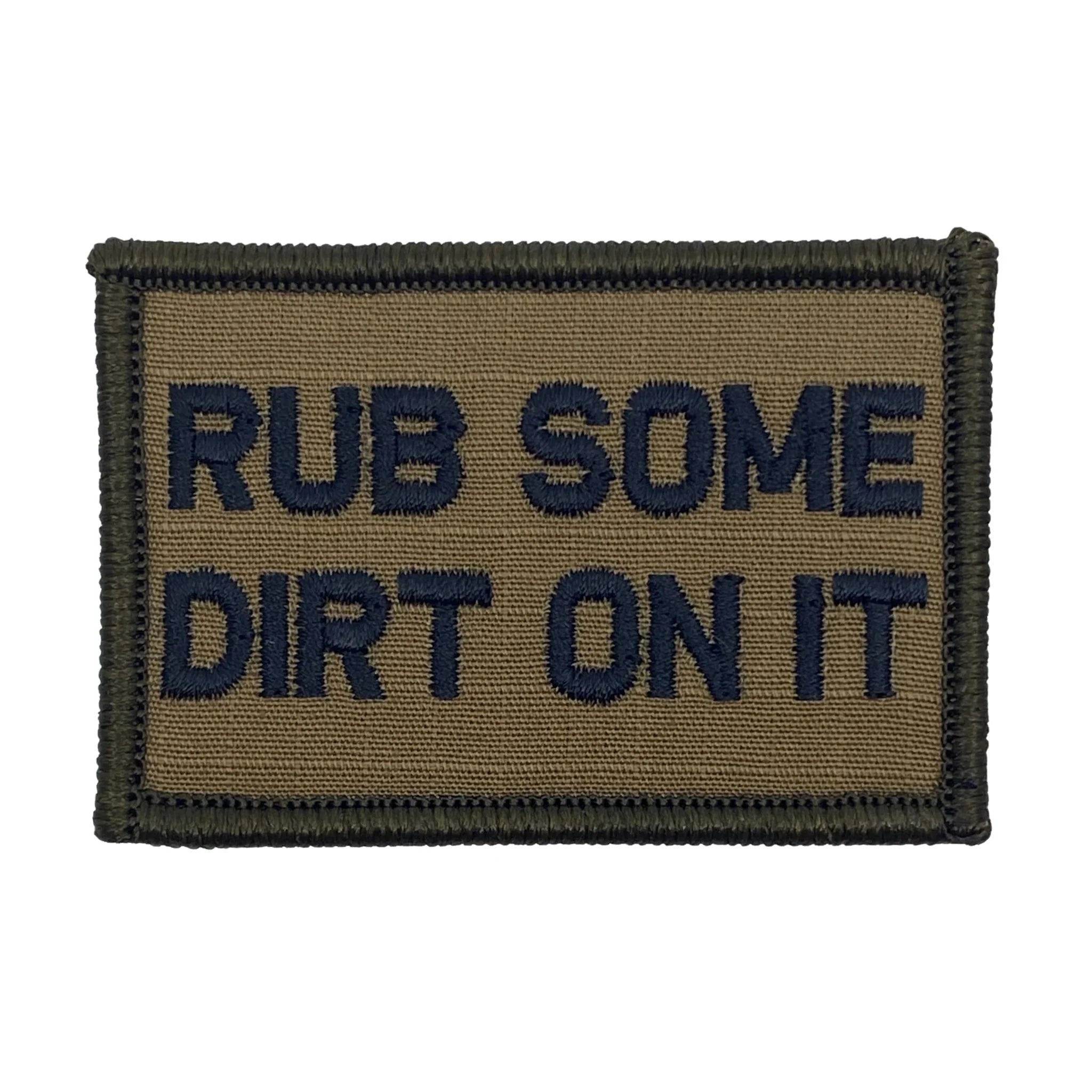 Notch Rub Some Dirt On It Patch - Coyote Brown/Black