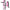Nylon Mini Browband Bridle with Leather Overlay Pink