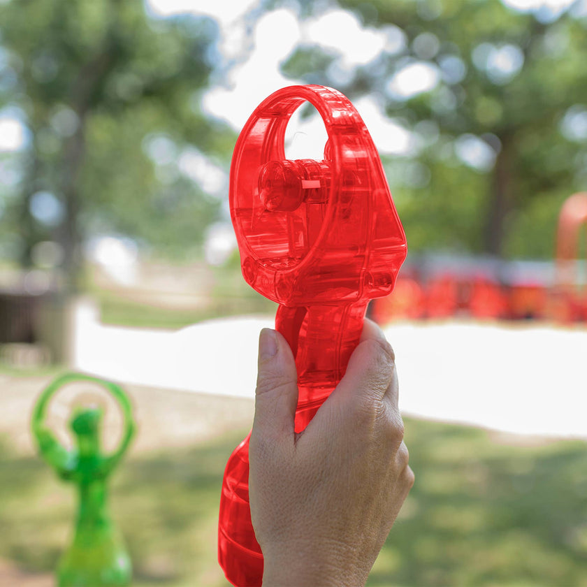O2COOL Deluxe Misting Fan held in hand