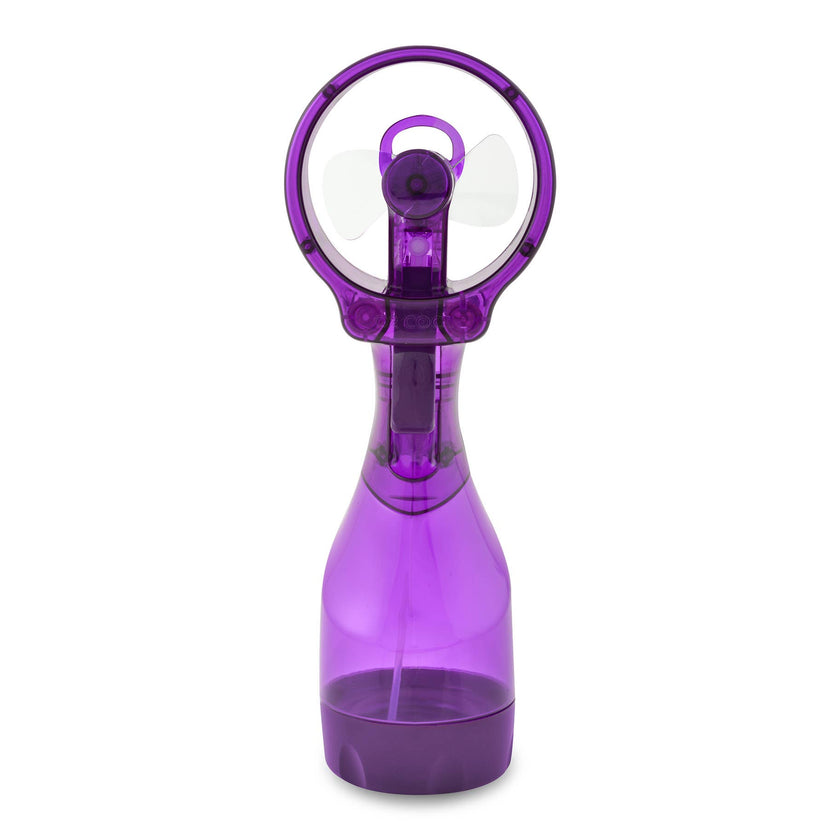 O2COOL Deluxe Misting Fan purple