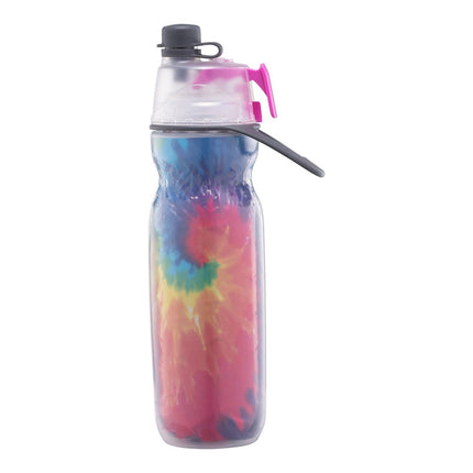 O2COOL Mist 'N Sip 20 oz Bottle Tye Dye Purple