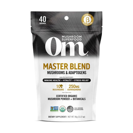 Om Mushroom Superfood - Om Master Blend by Mushroom Matrix Front