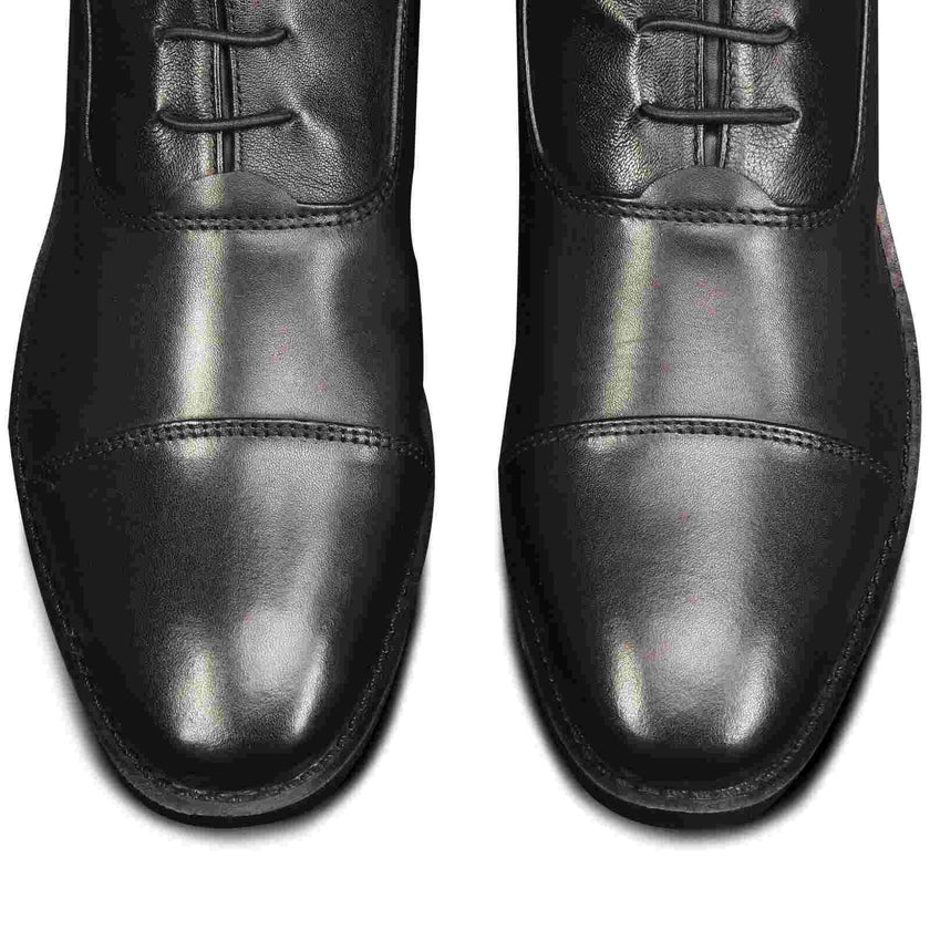 Ovation® Women's Black Sofia Grip Tall Riding Boot Toe detail