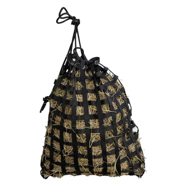 Professional's Choice Scratch-less Web Slow Feeder Hay Bag in Black