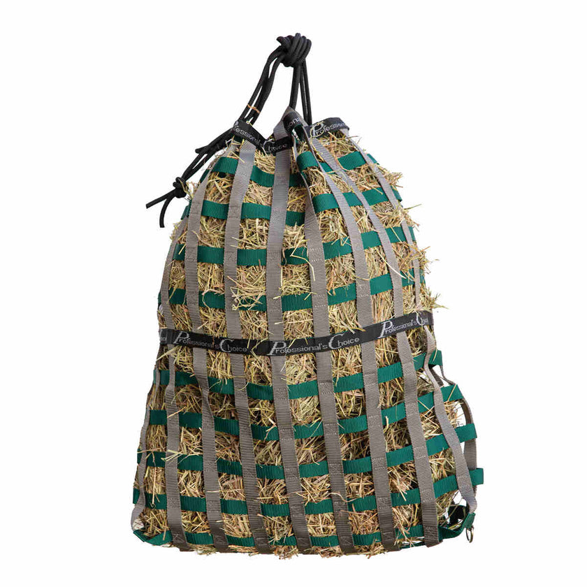 Professional's Choice Scratch-less Web Slow Feeder Hay Bag in Emerald
