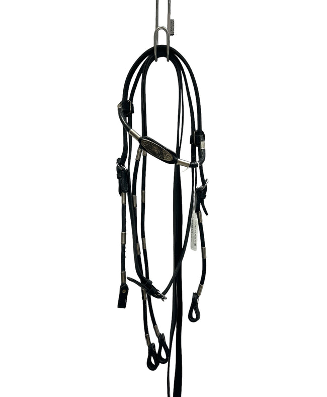 KHS-E Black Leather Headstall