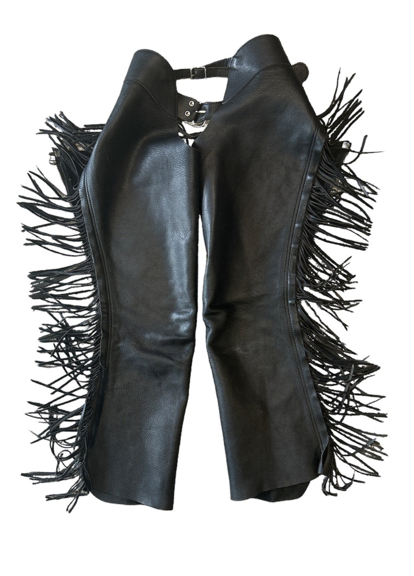 KHS-E Black Full Chap with fringe
