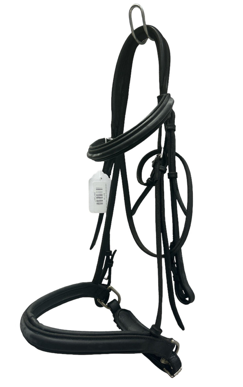KHS-E Padded Crown and Crank Dressage Bridle