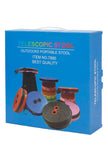 Portable Retractable Telescoping Stool box front