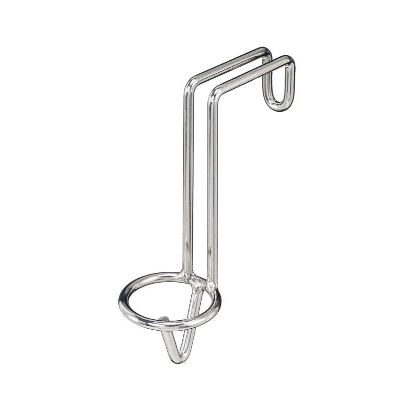 Portable Wire Bucket holder with white background.