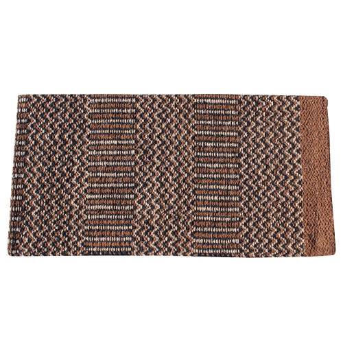 Professional's Choice Double Weave Navajo Saddle Blanket Chocolate and Black