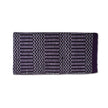 Professional's Choice Double Weave Navajo Saddle Blanket Purple and Black