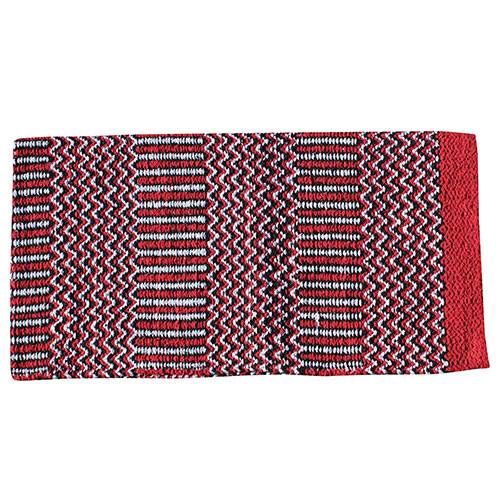 Professional's Choice Double Weave Navajo Saddle Blanket Red and Black