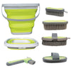 Professional's Choice Tail Tamer Grooming Kit with Collapsible Bucket Lime