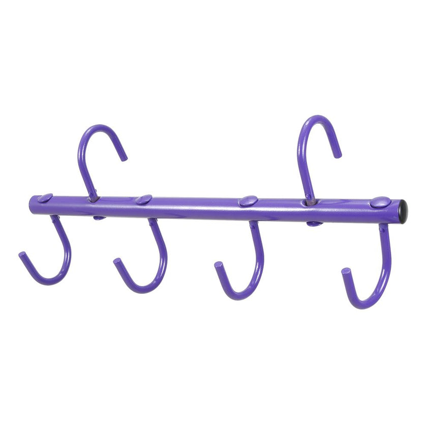 Tough1® Portable 4-Hook Tack Rack in purple 
