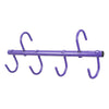 Tough1® Portable 4-Hook Tack Rack in purple 