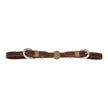 RK Leather Curb Strap with Rawhide Ball