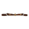 RK Leather Curb Strap with Rawhide Ball