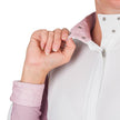 ROMFH® Classic Show Shirt Long Sleeve with soft plum collar and cuff