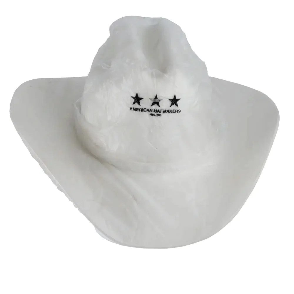 American Hat Makers Rain and Dust Hat Cover view on hat