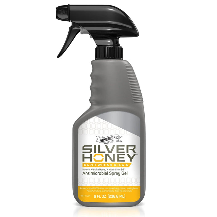 Absorbine® Silver Honey® Rapid Wound Repair Spray Gel 8 oz Front