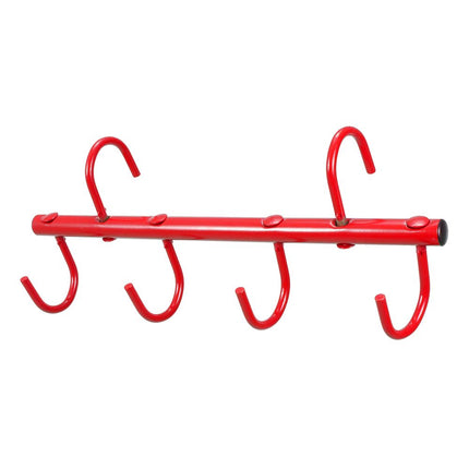 Tough1® Portable 4-Hook Tack Rack in Red