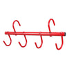Tough1® Portable 4-Hook Tack Rack in Red