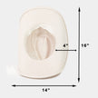 Rhinestone Chain Strap Western Cowboy Hat measurements