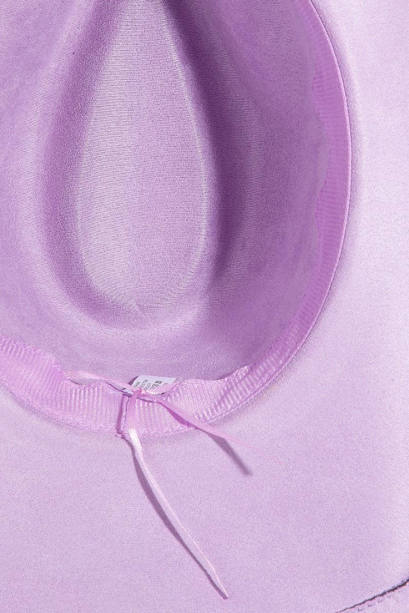 Rhinestone Link Western Cowboy Hat inside detail