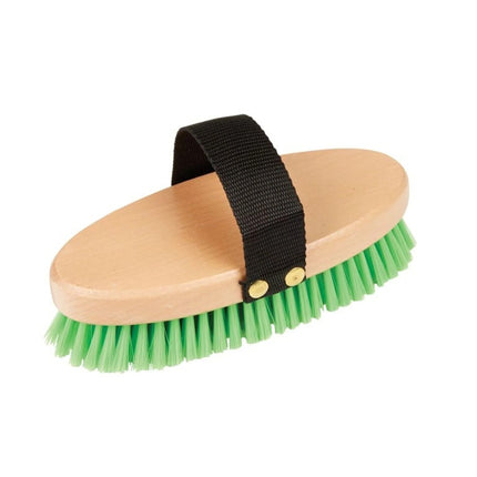 Roma® Brights Body Brush in lime color with black nylon handle