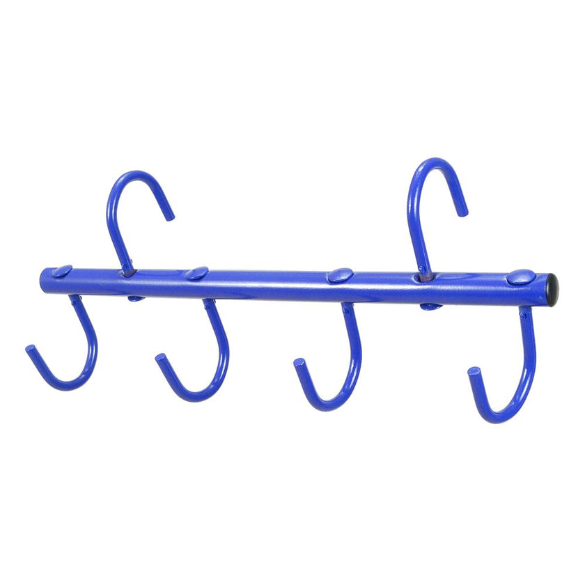Tough1® Portable 4-Hook Tack Rack in Royal Blue