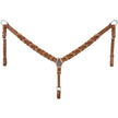 Royal King Braided Leather Breastcollar light oil