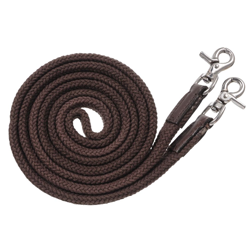 Royal King Deluxe Flat Roping Reins Brown