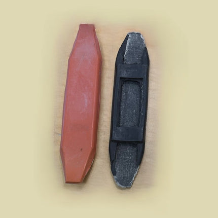 Rubber Curb Chain Guard black and brown