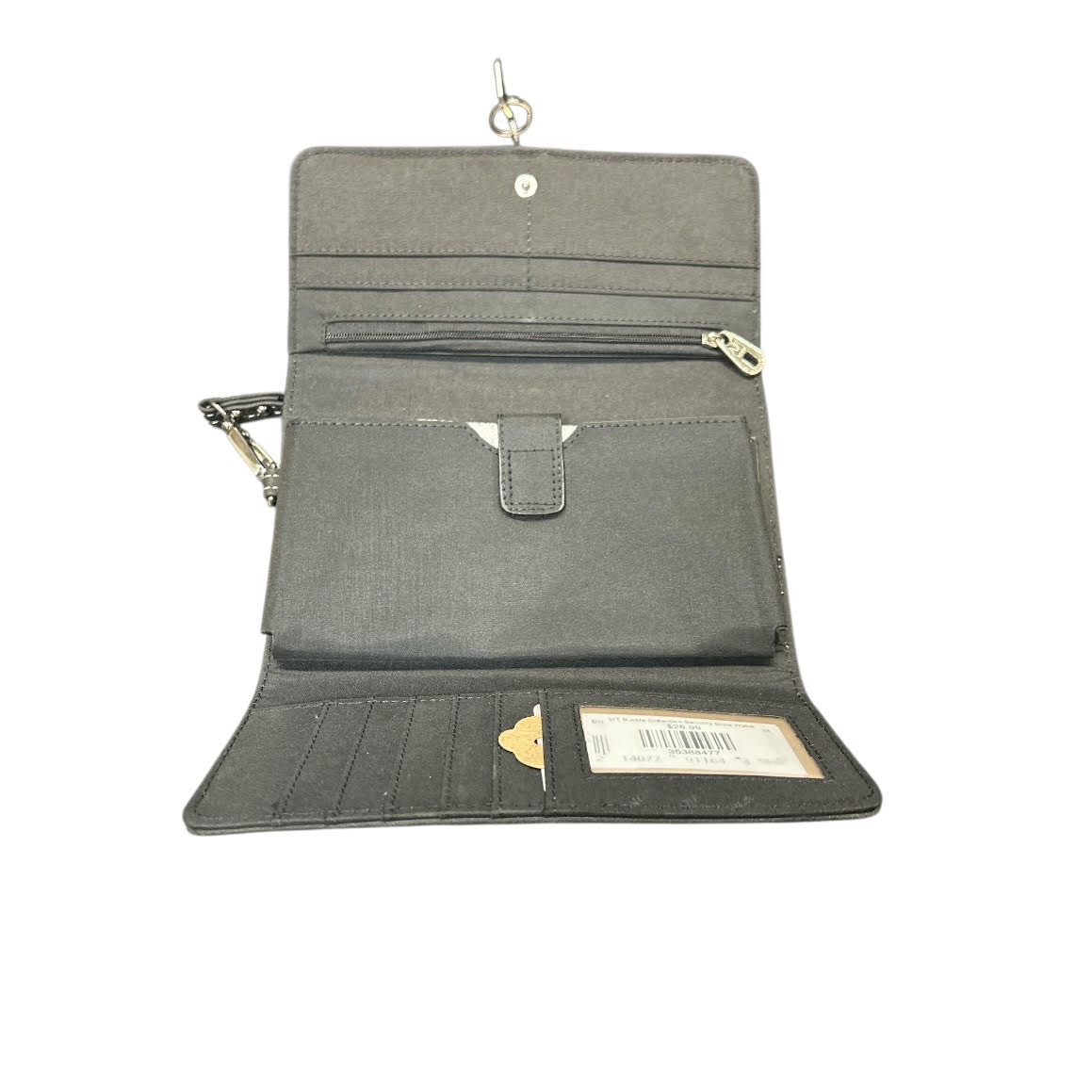 SIT Buckle Collection Security Style Wallet - Gray wallet with multiple compartments 