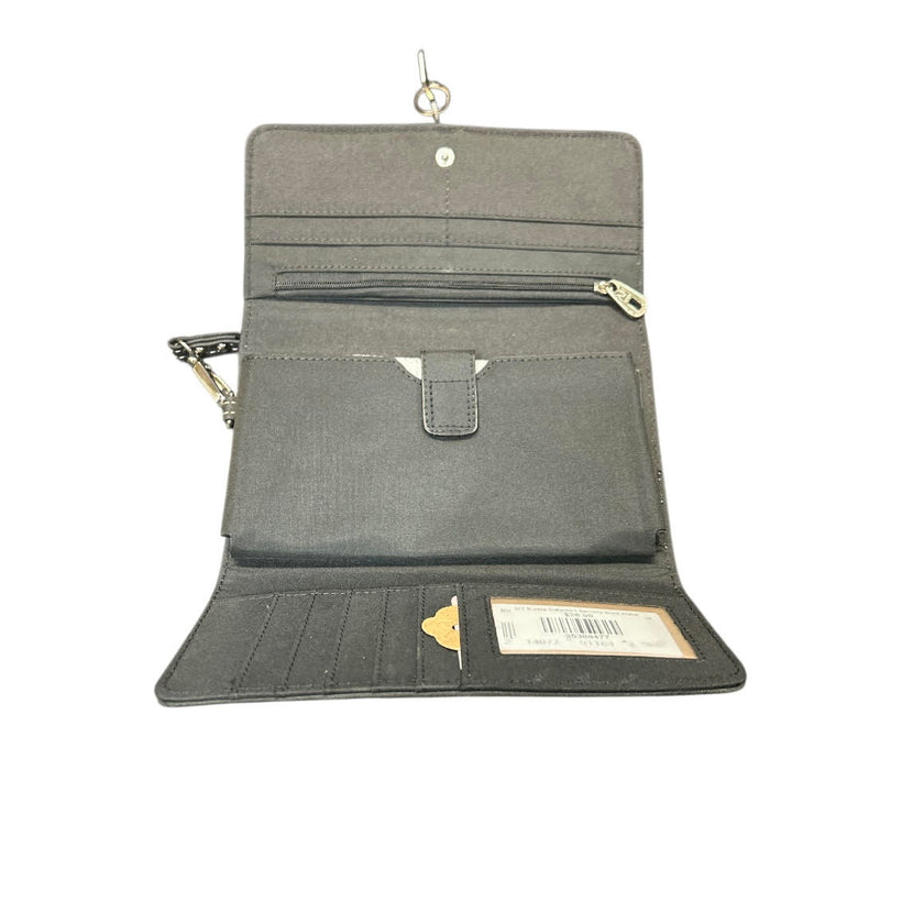 SIT Buckle Collection Security Style Wallet - Gray wallet with multiple compartments 