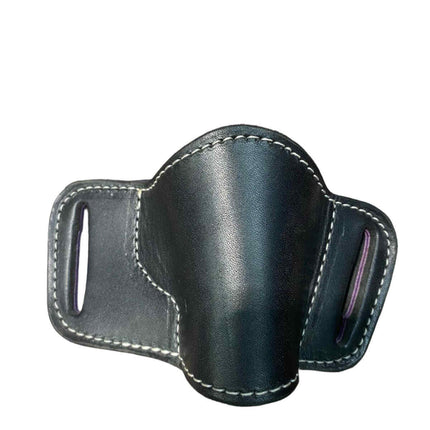 SIT Leather Pistol Belt Holster Black