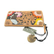 SIT Rainbow Fleur Wallet - Floral and horse patterned wallet with a tag 