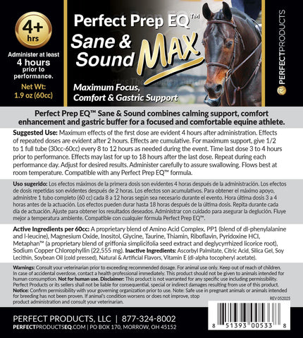 Perfect Prep EQ™ Sane & Sound MAX Calming Paste