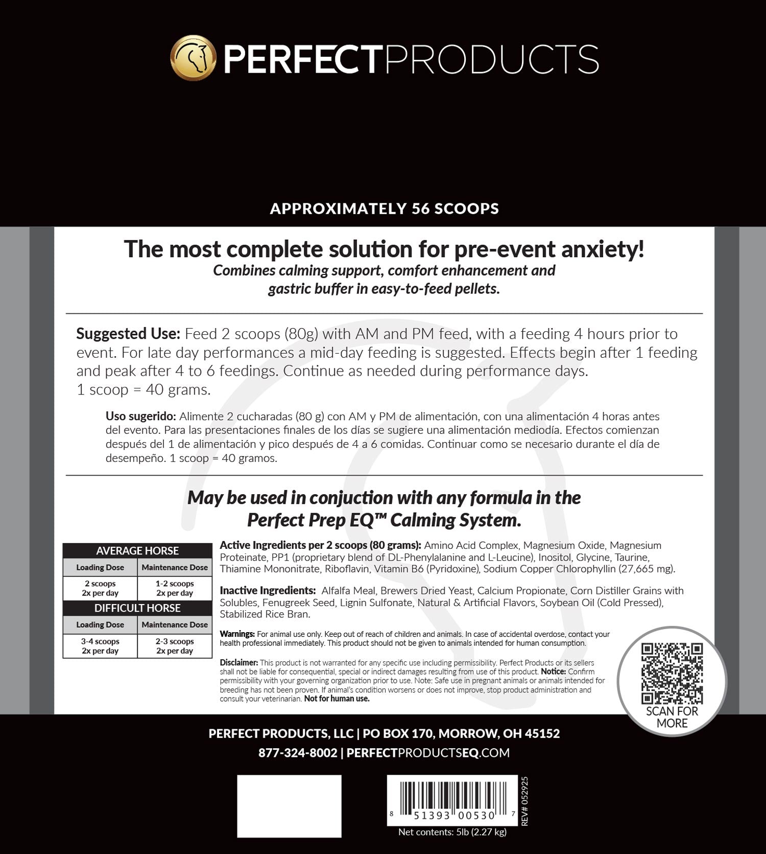 Perfect Prep EQ™ Sane & Sound Calming Pellets