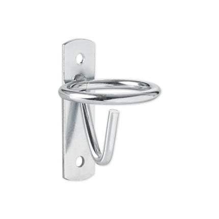 Scenic Road Wall Mount Bucket Holder Hook - Silver